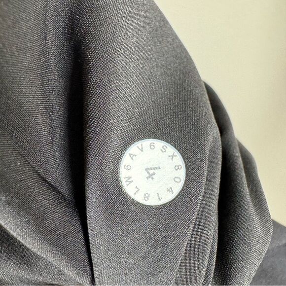 Lululemon On The Fly Crop 23" Black Size 4 Drawstring Pocket Travel W6AV6S - Picture 7 of 7